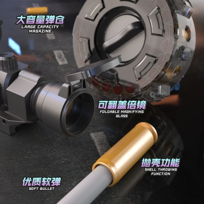 اليد إلى الجسم رمي قذيفة رصاصة ناعمة بندقية طومسون رشاش يمكن النار لعبة بندقية نموذج الصبي هدية عيد ميلاد #2