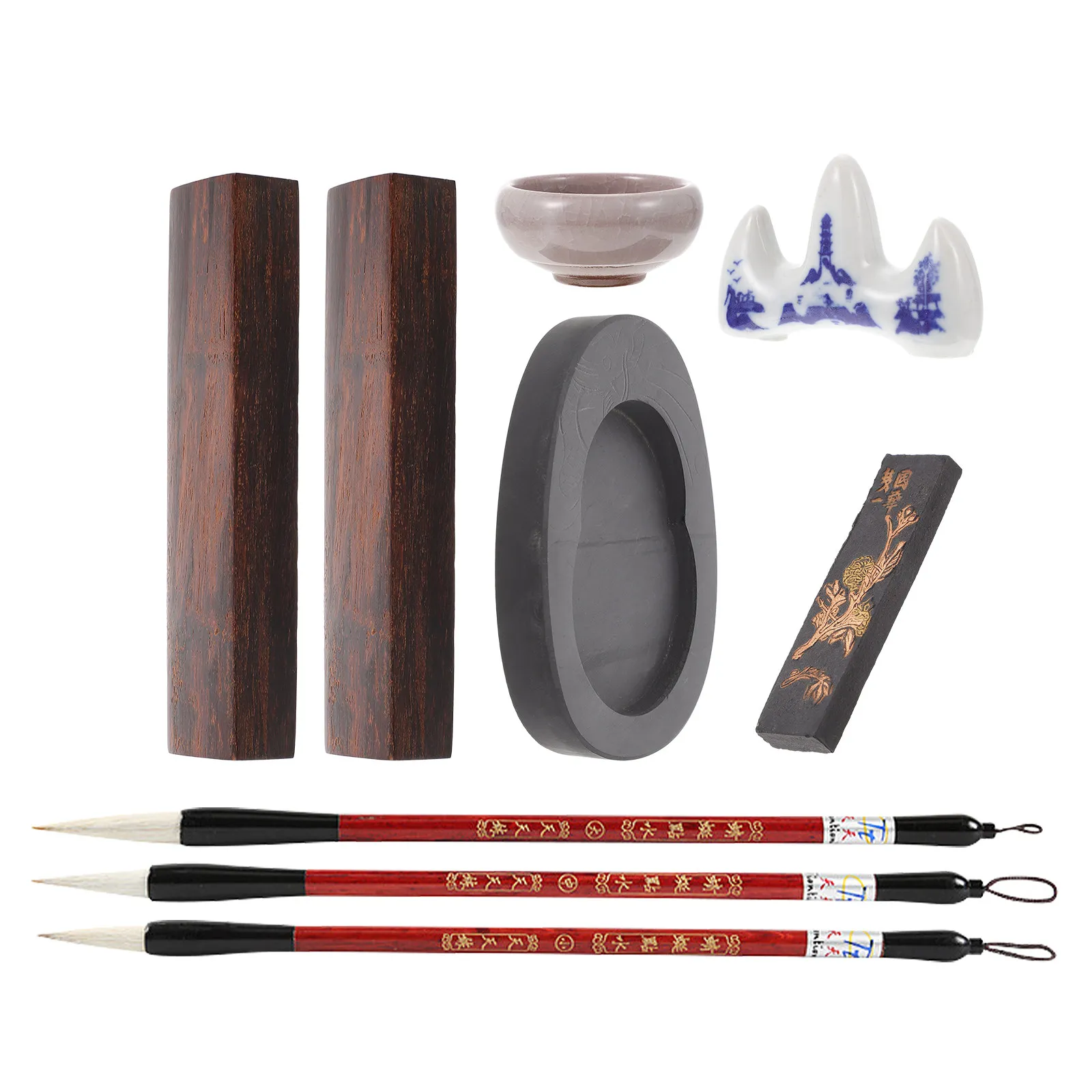 1Set Four Treasures of The Study Calligraphy Toolkit High Quality Traditional Chinese Writing Painting Tools Set for Students