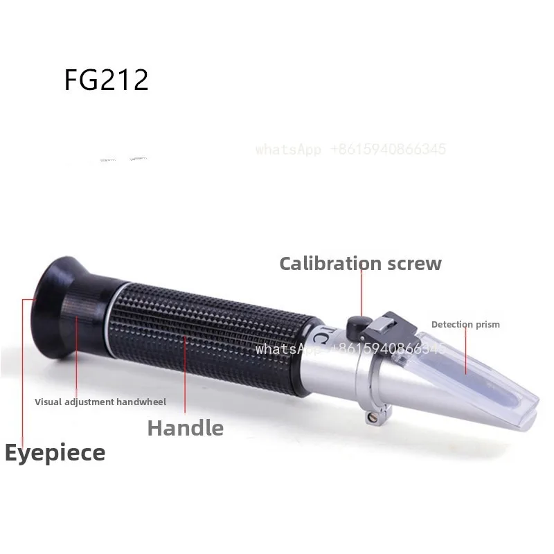 Brix & Salinity Refractometer 0-28% Salt Concentration Tester