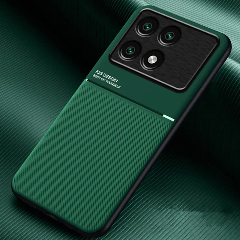 Роскошный Магнитный кожаный чехол для телефона Xiaomi PocoX6 Poco X6 X 6 Pro X6Pro PocoX6 Pro 5G, противоударный мягкий чехол-накладка из ТПУ