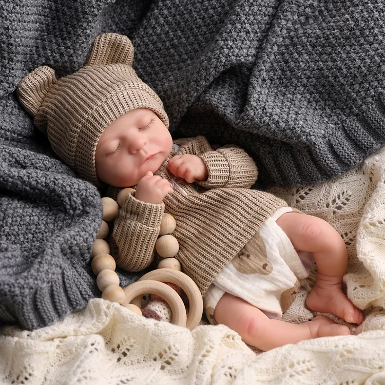 Noah 16 Inch Full Body Silicone Reborn Baby Dolls Smiling Infant Boy