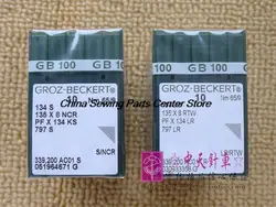 10PCS 134S 134LR Authentic Germany Groz-Beckert Silver Needles PFX134KS PFX134LR 797S Needle Leather Knife Needle Short Needle