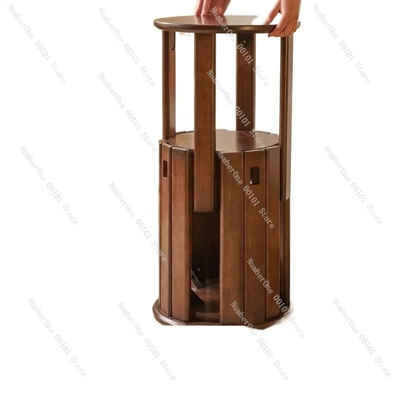 Stackable Wooden Stools, Solid Wood Chairs for Home and Restaurant Use, Comfortable Seating for Dining and Living Rooms