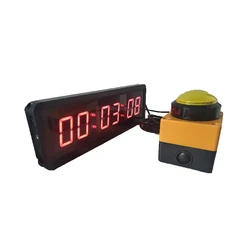 LED Countdown Wall Timer, Stopwatch,Digital Clock, Button Control, New, 1.8 Inch, 12 H, 24H, 2023