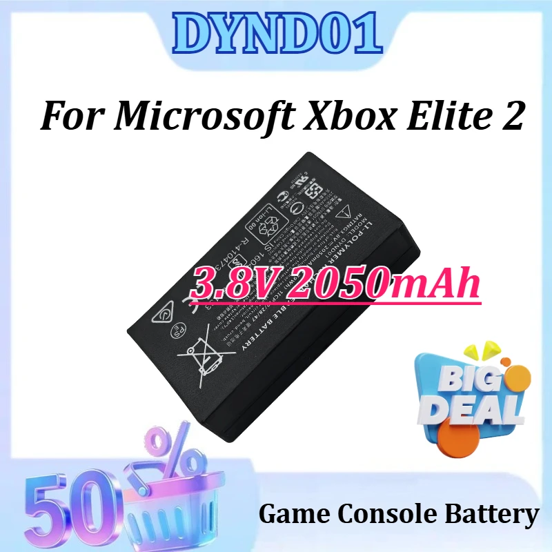 

DYND01 3.8V 2050mAh Newly upgraded Replacement Game Console Controller Battery for Microsoft Xbox Elite 2 Series 1797 Battery