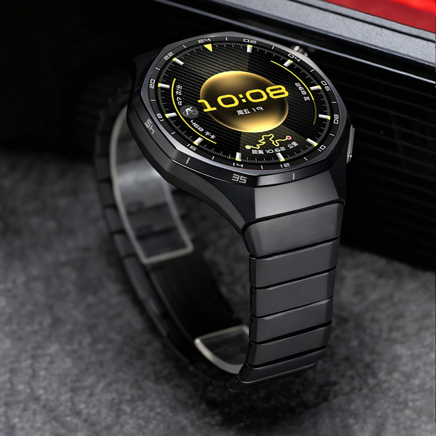 Original No Gaps Titanium Strap For Huawei Watch GT6 Pro Metal Quick Button Disassembly Metal Bracelet for Huawei Watch GT6Pro - Image 2