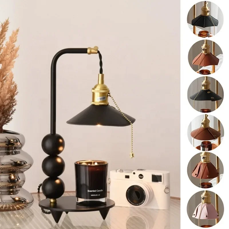 

Electric Candle Wax Warmer Lamp Home Decor Luxury Table Lamps with Timer