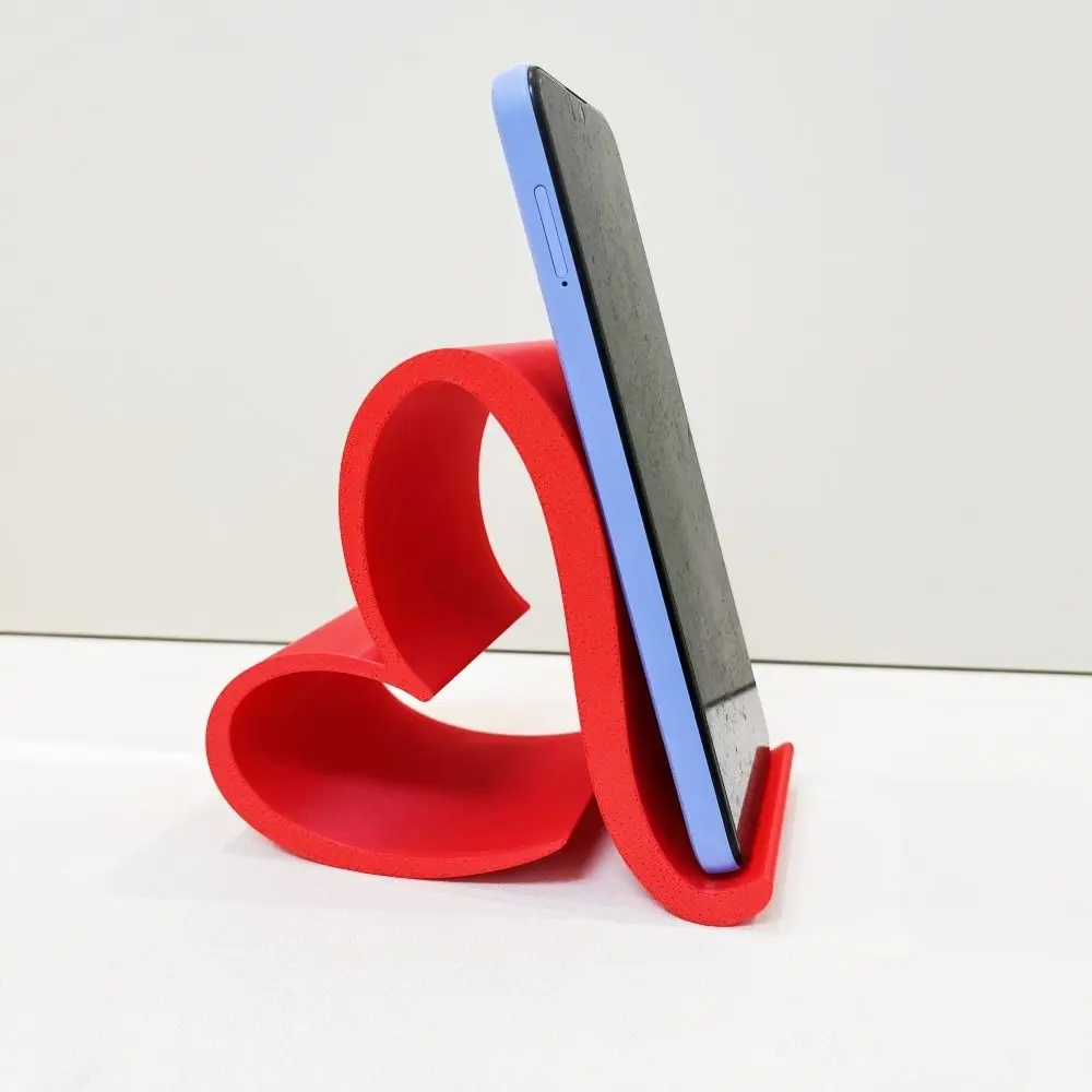 

PLA подставка для телефона в форме сердца, противоскользящая многофункциональная подставка для мобильного телефона Love Ins, поделки своими руками, стол для девочек, ленивый кронштейн