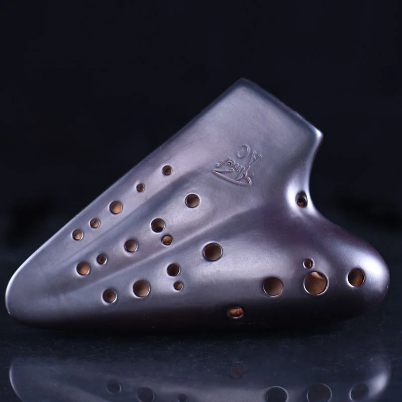 

Triple Ocarina Pottery Alto C Ocarinas Musical Instruments Legend Ocarina Flute Professional Music Instrumentation Accessories