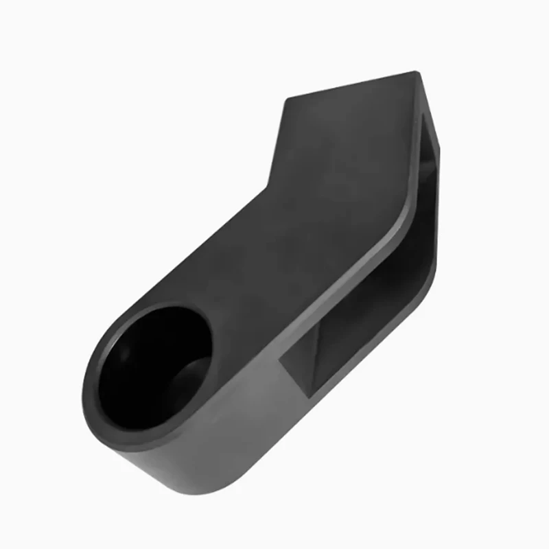 

Black anodized aluminum alloy CNC machined special-shaped pipe clamp special-shaped connection bracket