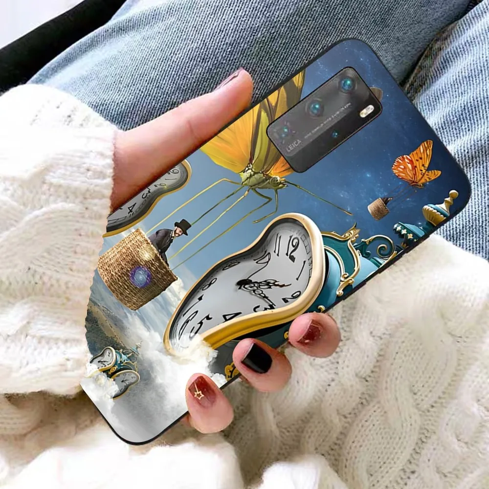 S-Salvador D-Dali Painting Phone Case For Huawei P 8 9 10 20 30 40 50 Pro Lite Psmart Honor 10 lite 70 Mate 20lite