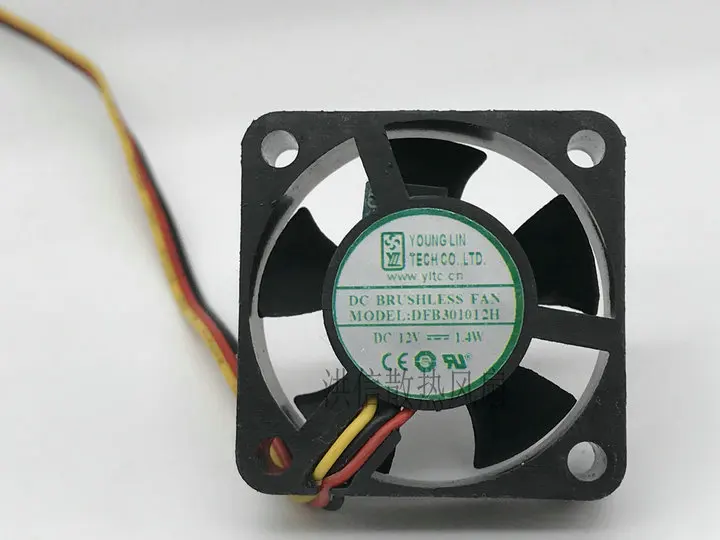 

YOUNG LIN 3010 DFB301012H DC12V 1.4W 30*10MM cooling fan