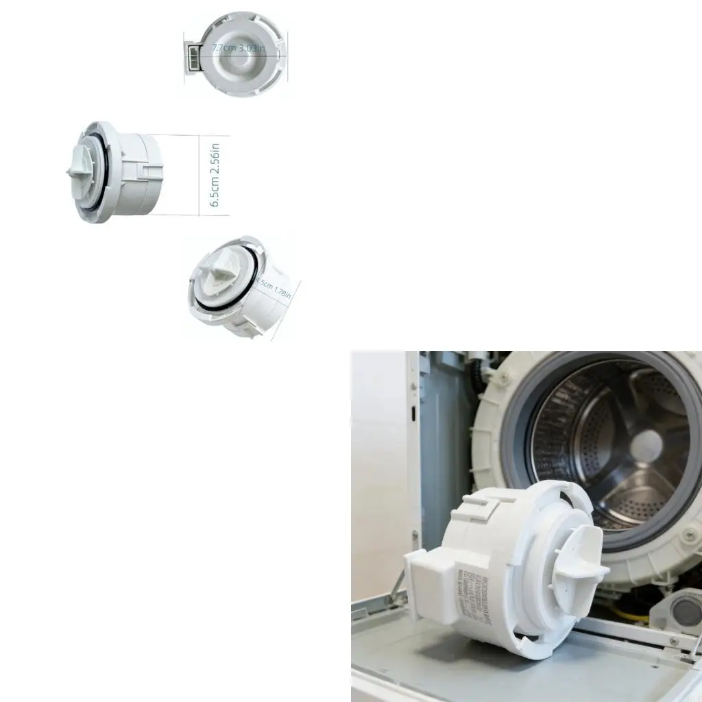 M6CB Easy Installation Drain Pumps Assembly Suited for Washers EAU64082901 with Optimized Water Channels to Reduce Blockages