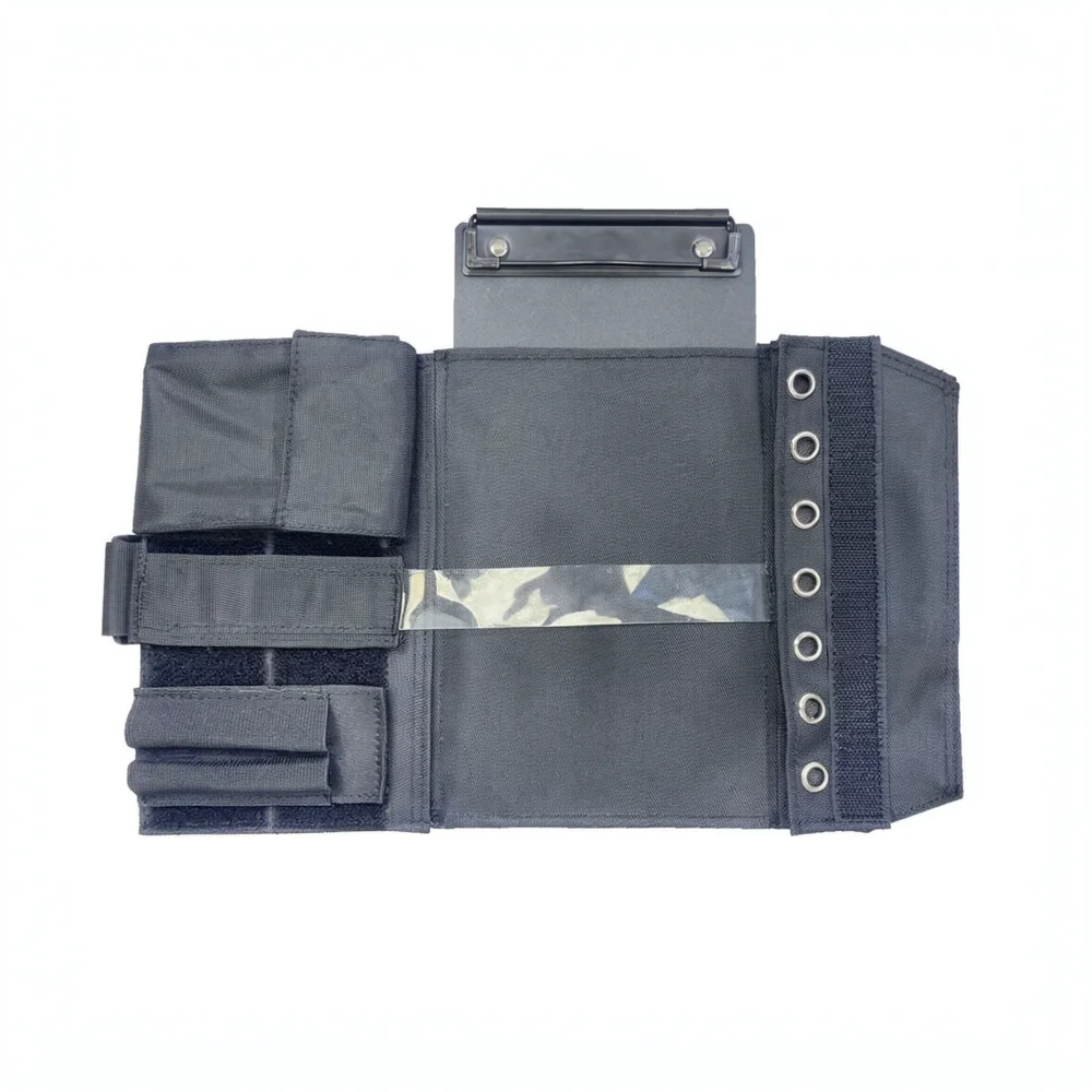 Compact Pilot Kneeboard Leg Strap Clipboard For Flight Log Writing Aviation Chart Organizer Portable Pilot Supplies