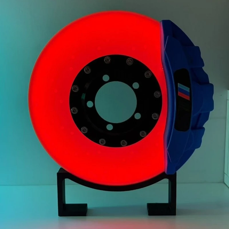 

Cereative Brake Disc LED Atmosphere Light Tabletop Wall Mounted Night Light Personalized Decoration and Unique Ornamnt