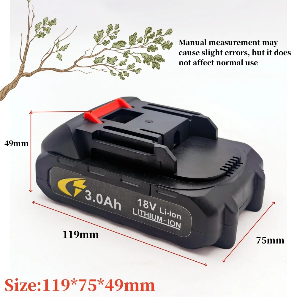 

Литий-ионный аккумулятор 18650, 18 В, 10,0 Ач, сильноточный, с высоким разрядом, подходит для замены отверток/сверлей Makita