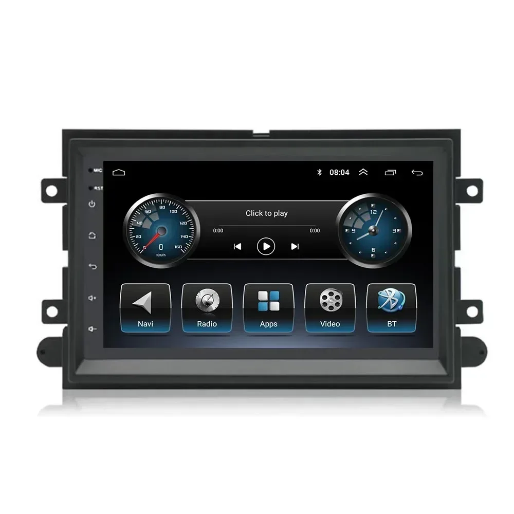 7-дюймовый автомобильный радиоприемник Android 13 стерео GPS Navi DVD-плеер для Ford 500 F150 Explorer Edge Expedition Mustang fusion с камерой