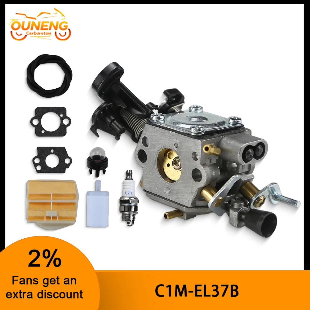 

Для ZAMA C1M-EL37B 506450401 Комплект карбюраторов бензопилы для Husqvarna 445 450 445E 450E JONSERED CS2245S 506450401