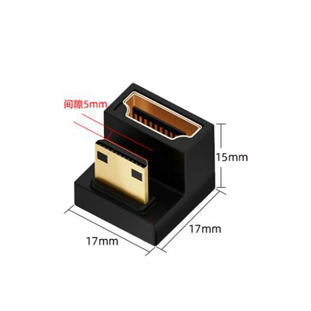 

Mini HDMI to standard HDMI cable adapter, tablet camera connected to computer, TV projector, monitor