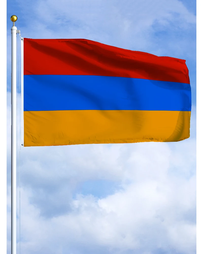 60×90 90x150 120×180CM Armenia Emblem Flag Polyester Printed Banner Tapestry For Decor