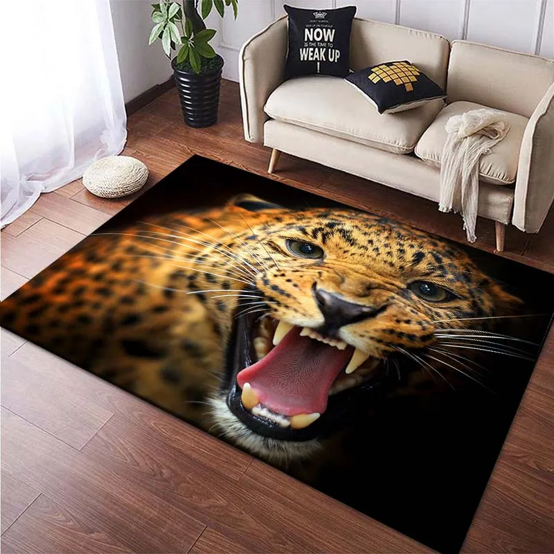 

Lionn Panther Animals Carpet Rug for Living Room Large Area Rug Play Mat Large Carpets for Bedroom Kid Room Home Decor Tribal