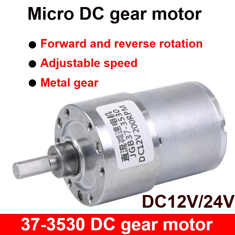 

GB37-3530 Двигатель-редуктор с высоким крутящим моментом 24 В 12 В постоянного тока с эксцентриковым монтажным кронштейном, держатель двигателя для промышленного применения