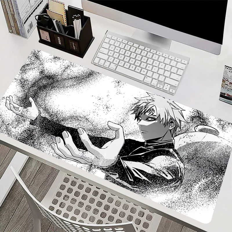 

Mouse Pad PC Accessories Keyboard Pad Office Desk Mat Anti Slip HD Mousepad Rubber Naruto Gaara Tablet Pad Gaming Extended Pad