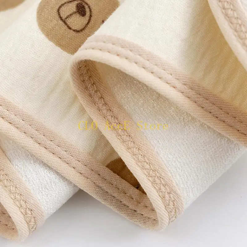 

16FE Cotton Burp Cloth Multifunctional Baby Towel Soft Drooling Bib Water Absorbent Saliva Towel Breathable Shoulder Pad