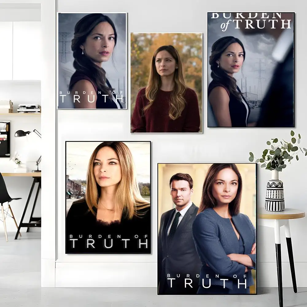 tv series B-Burden of Truth-H Painting Calligraphy Artwork for Living Room Bedroom Office Home Decor