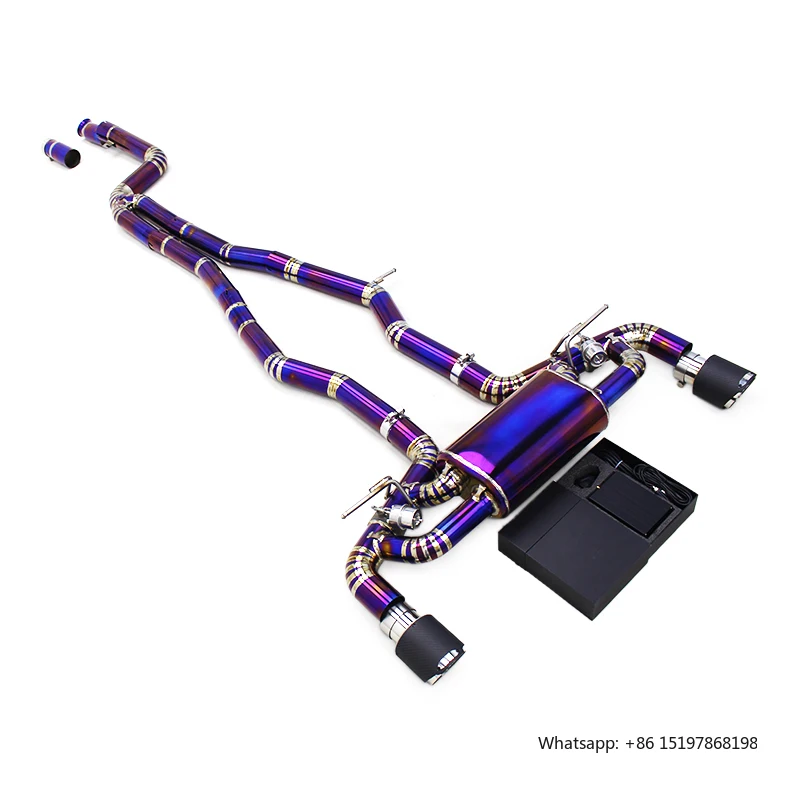 

Изготовленный на заказ турботитановый глушитель Catback для Toyota Supra A90 3.0T 2020-2024, спортивная выхлопная система с клапаном и ключом дистанционного управления