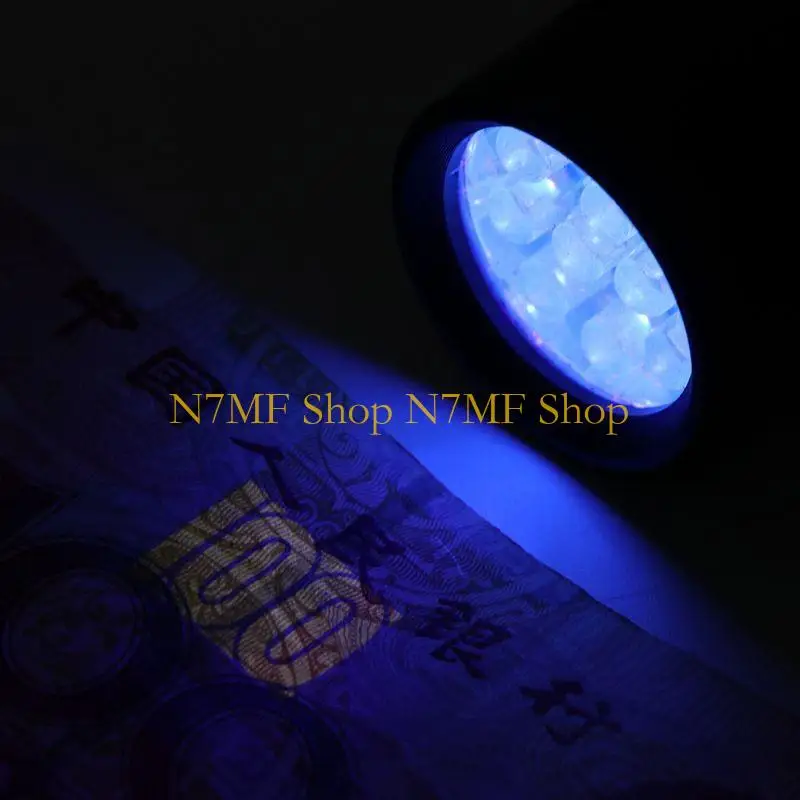 

N7MF UV Flashlight 12 Светодиодный флуорестер детектор флуорестер.