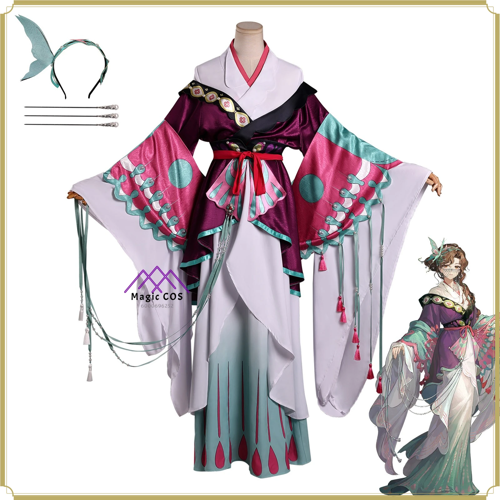 

High Quality Tooth Fairy Cosplay Costume - Reverse: 1999 Women's The Woven Legend Ancient Style Outfit Comic Con Party Suit
