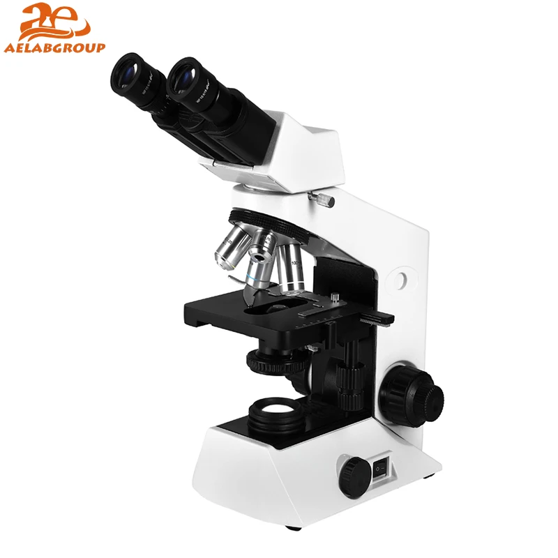 AELAB LED Light Illumination Biological Microscope LCD Biological Binocular Trinocular Olympus Microscopes