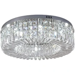 Ceiling Light Modern Crystal for Dining Room Led E14 BULBS K9 Crystals Lighting Gold / Chrome Lamp Living Room Decoration