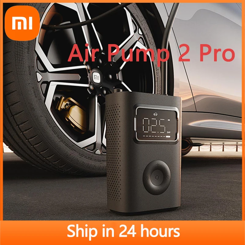 

XIAOMI MIJIA Air Pump 2 Pro Portable Electric Air Compressor Mi Inflatable Treasure 150psi High Pressure Motorcycle Car Soccer