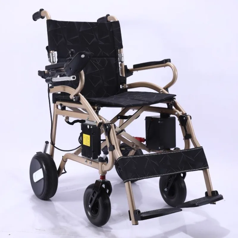 

The elderly disabled foldable lightweight portable elderly household small wheelchair