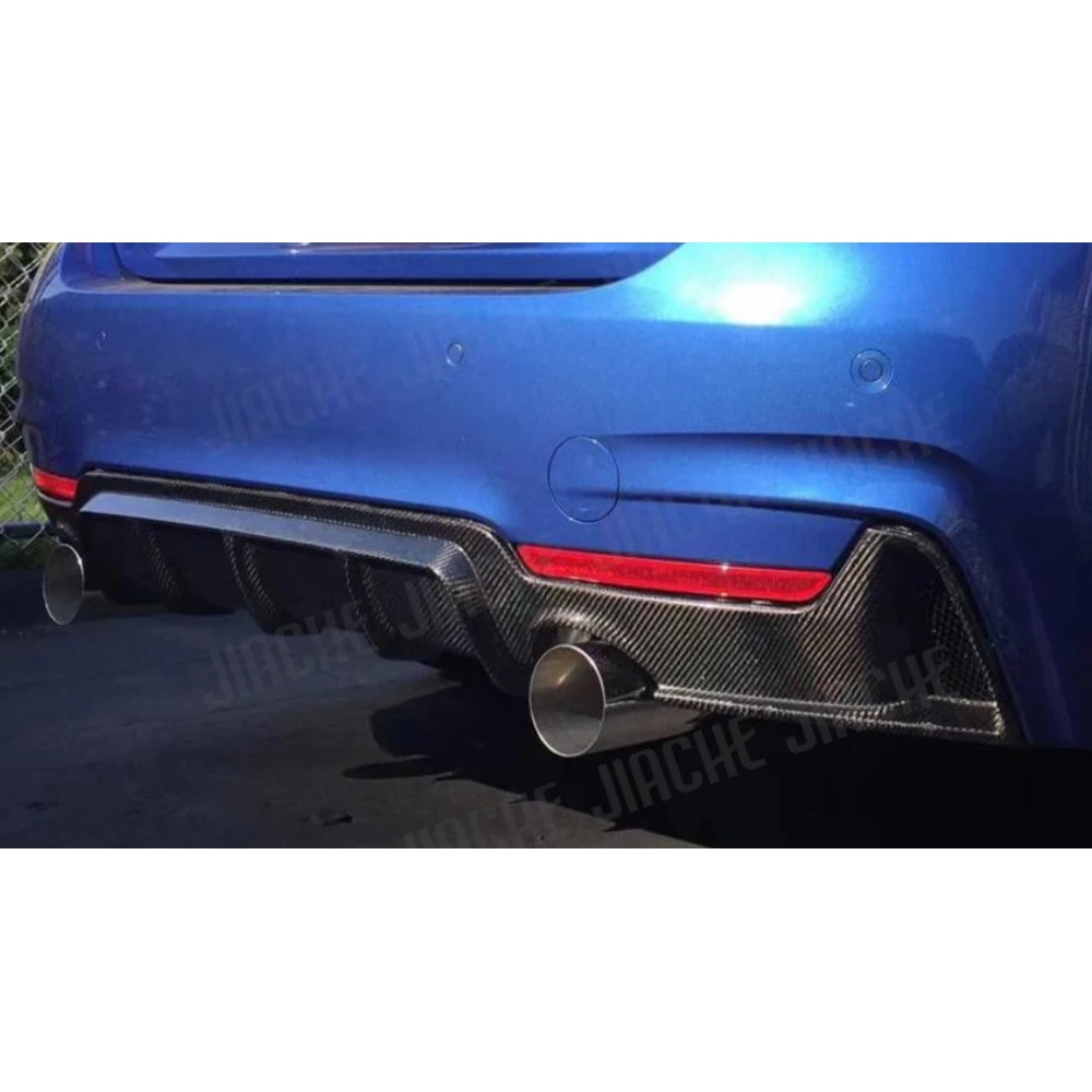 ABS Gloss Black M Performance Rear Diffuser Spoiler Body Kit For BMW 4 Series F32 F33 F36 M Sport M Tech 2014-2017 Carbon Look