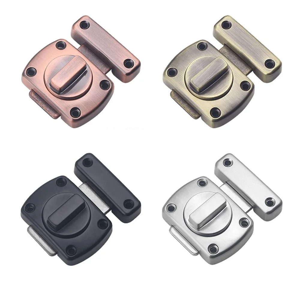 Universal Cabinet Door Privacy Latch Furniture Door Bolts Sliding Door Lock Bolts Security Sliding Zinc Alloy Lock Gate Latch