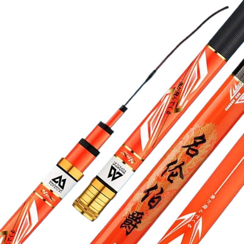 3.6m-10.0m اليد قضيب 12H سوبر الصلب تلسكوبي الصيد Olta عالية الكربون الألياف سمك الحفش الأسماك Canne تقدير لأسود حفرة فارا دي Pesca #2