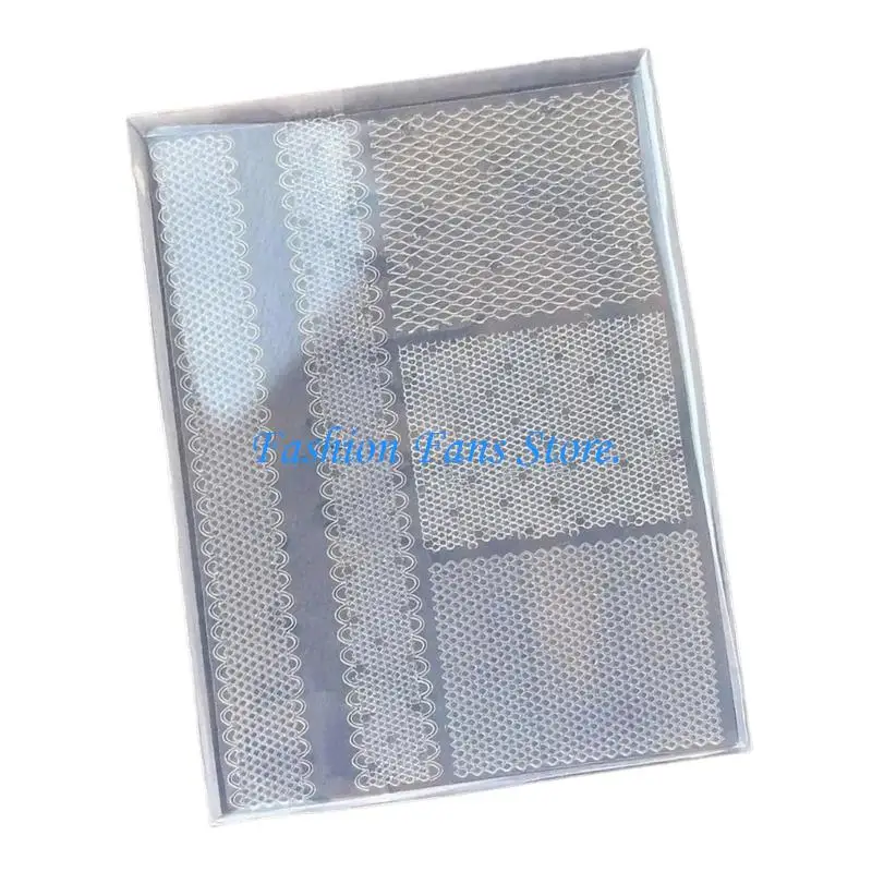 Multi Purpose Lace Silicone Mold Flexible Crafting Tool For Nail Art And Jewelry Creation