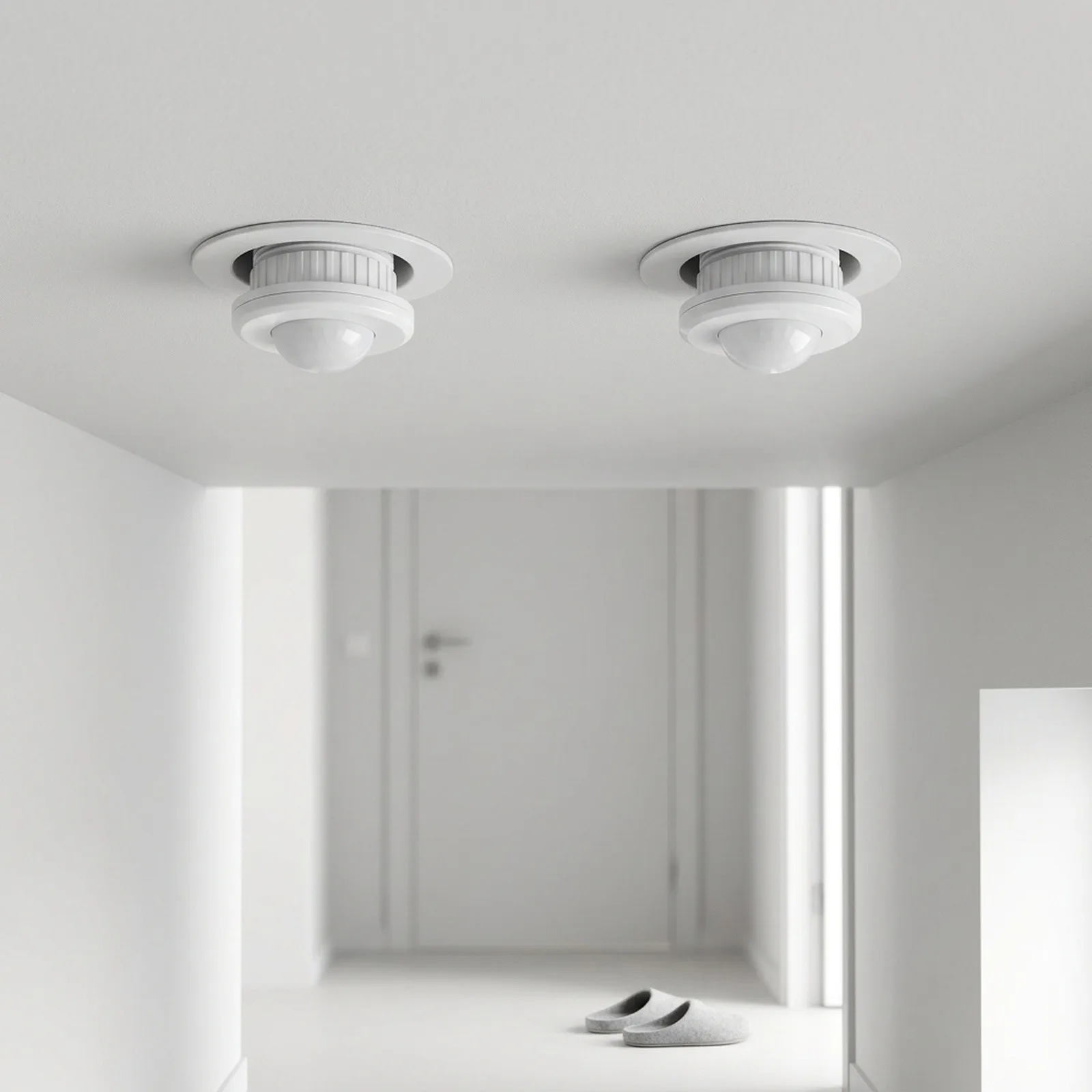 PIR Sensor Motion Sensor Switch White 100-240V 110 Degree 2 Pcs 4-6M Induction Infrared PIR PVC Brand New  PIR