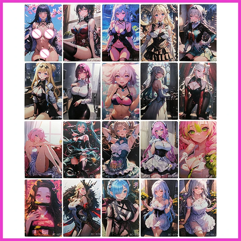 

Аниме История богини Редкий размер A6 RC Коллекционная карта Хьюга Хината Кафка Нингуан Сексуальный Мику Рем Игрушки для мальчика Подарок на день рождения