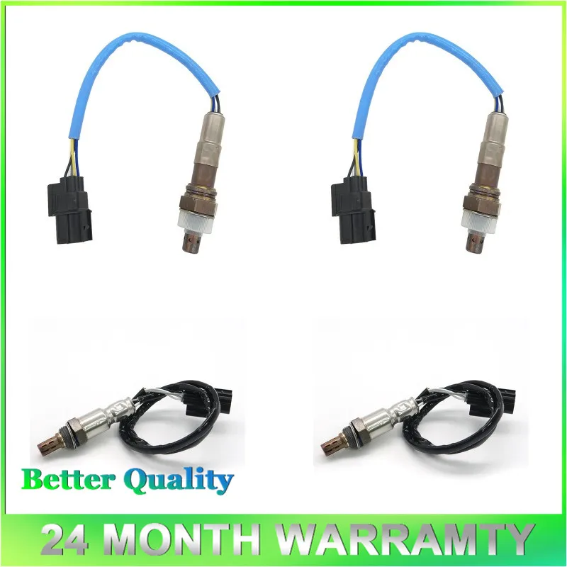 

4X Oxygen O2 Sensor 1 2 For 2009 2010 2011 Honda Ridgeline Pilot 3.5L 2012 Acura ZDX MDX 3.7L V6 Upstream Downstream 4 & 5 Wires