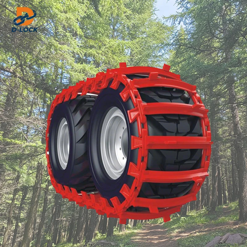 Boron Steel Forestry Tire Chains Anti-slip Tire Protection Chain for Car Truck Tires Chain