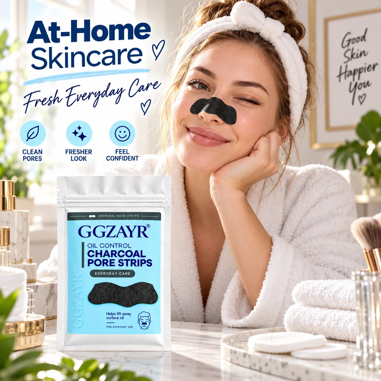 19PCS Charcoal Nose Pore Strip - Face Oil review and price