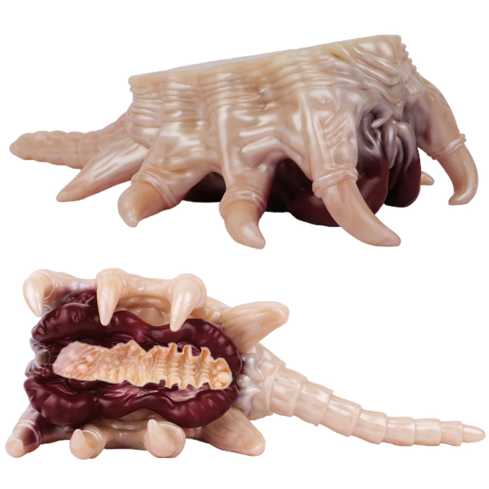 GEEBA Alien Male Masturbator Sex Toys for Men Realistic Facehugger With Long Tail Penis Stroker Masturbation Cup Adult Onahole