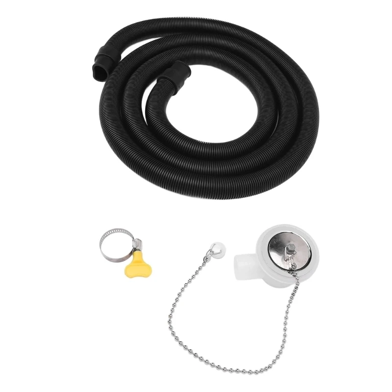 M76E Waschbecken-Abfluss-Adapter-Set, rechtwinkliger Sieb-Anschluss, Waschbecken-Abflussrohr-Adapter – Detail 9