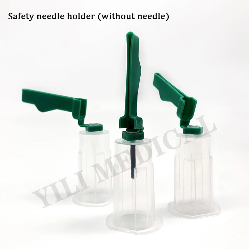 Disposable Medical Plastic Safety Blood  Collection Set Needle Holder medical teaching