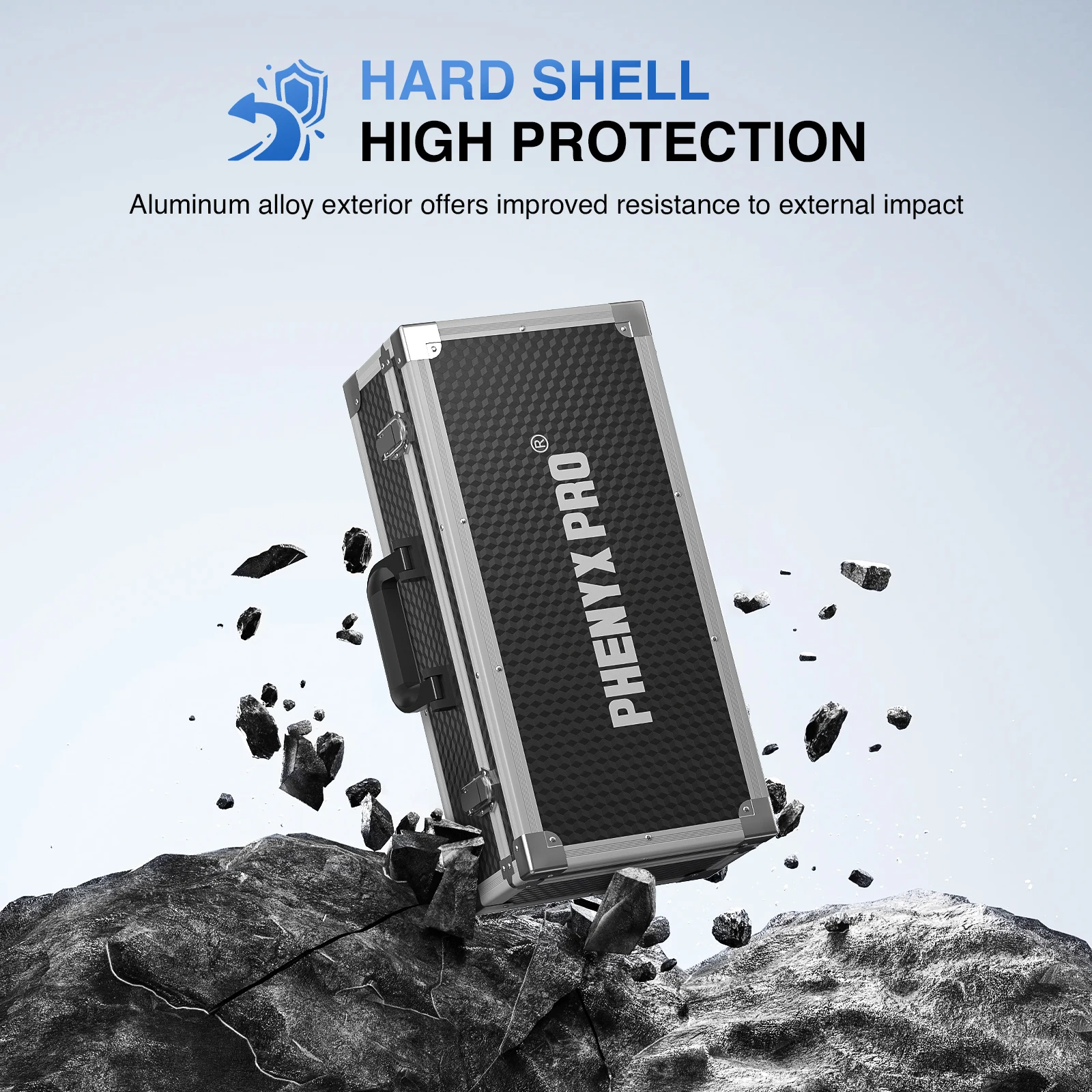 PCSE-L |   حقيبة تخزين المعدات Phenyx Pro، حقيبة حمل مع إطار من سبائك الألومنيوم قابل للتخصيص مسبقًا