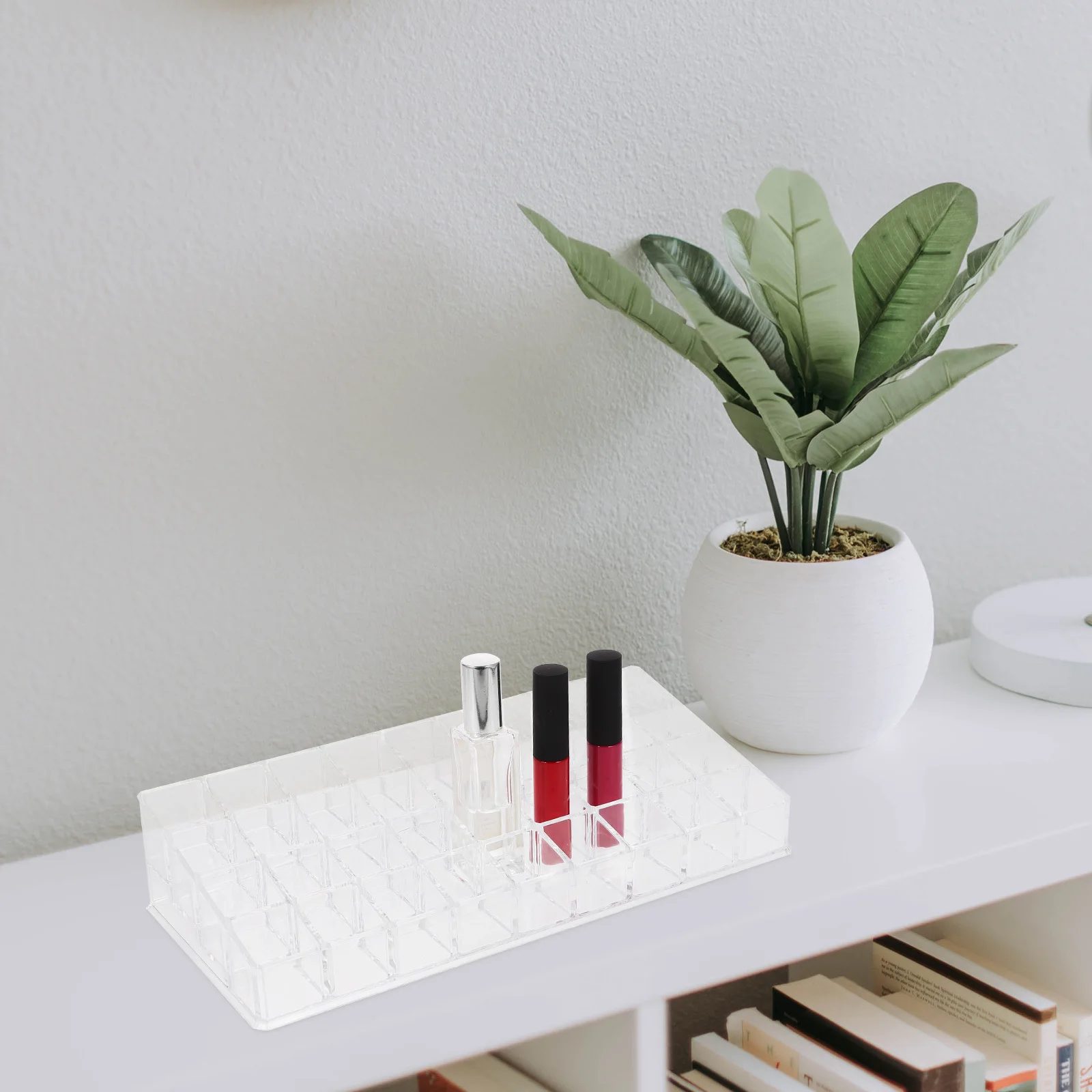 36-slots transparante lippenstifthouder grote capaciteit make-up organisator opslag display rack desktop opbergdoos voor thuis